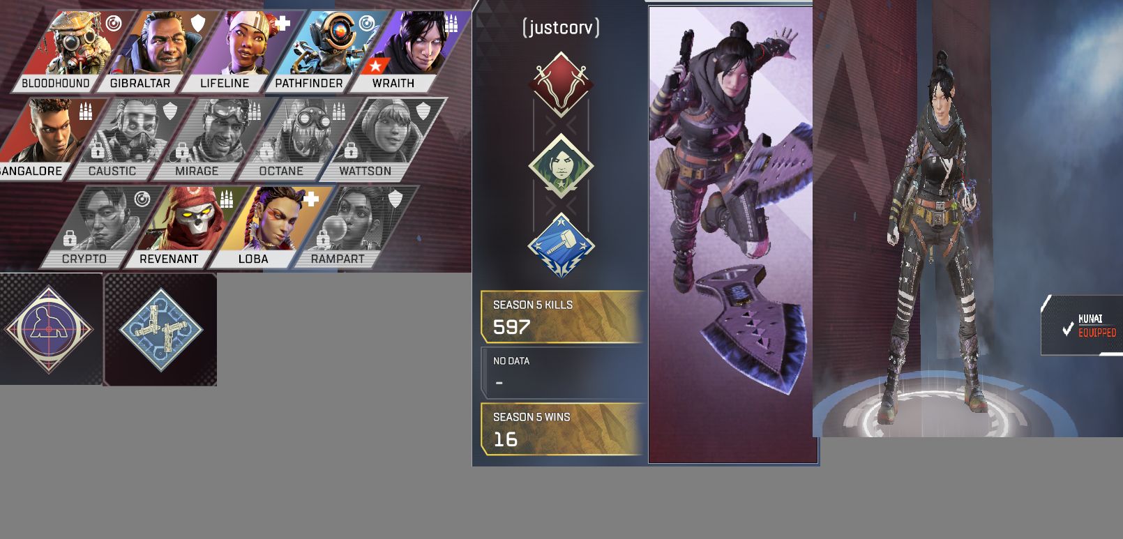 RESERVED ACCOUNT Level 69 PC Wraith Heirloom 597 Tot