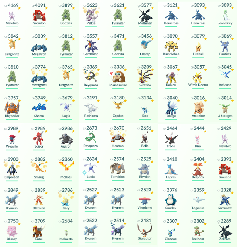 POGO account with shiny Rayquaza - POGO Trading