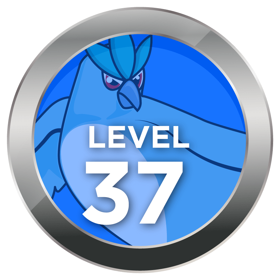 Level 37 Team Mystic 3 1k Gyrados 2 8k Slaking 12 Sh